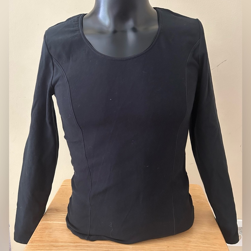 Ekouaer Women's Thermal Long Johns Base Layer Fit Black top - Large - Picture 1 of 4